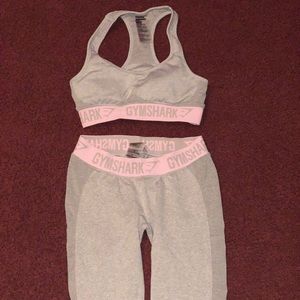 Gymshark Pink and Grey Set